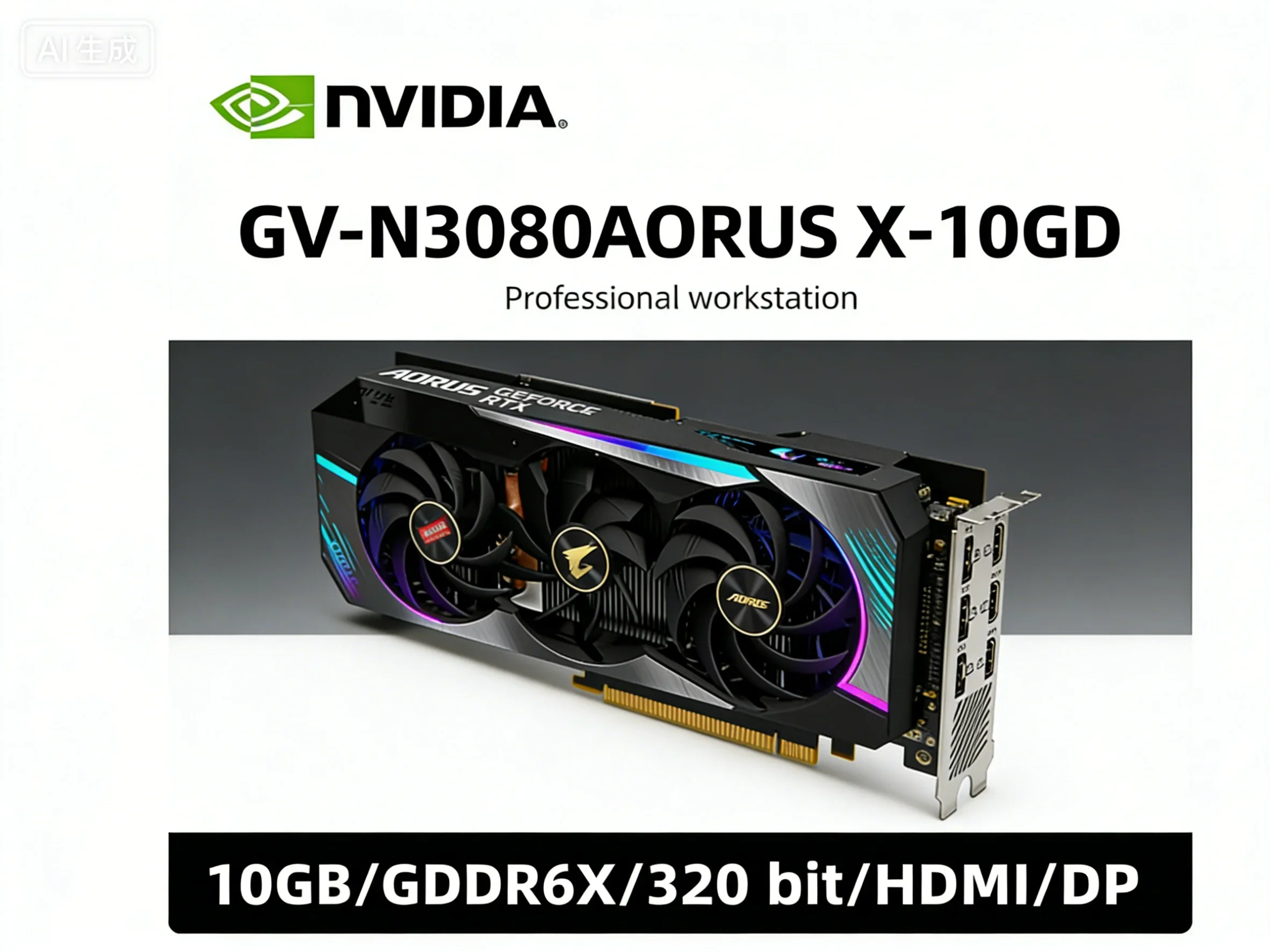 Rtx 3080 10Gb Gpu - Видеокарта RTX 3080 GIGABYTE GV-N3080AORUS X-10GD